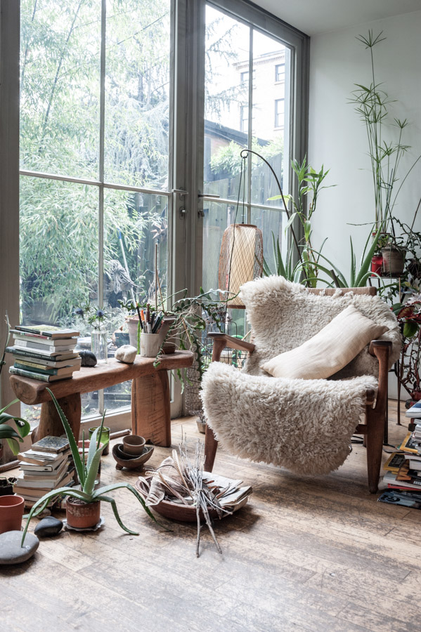 Maria Cornejo and Mark Borthwick's home in Brooklyn, by Mark C.O'Flaherty