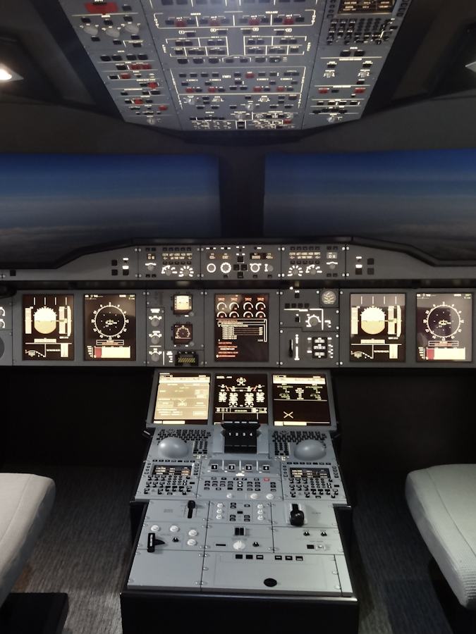 A380 flight simulator